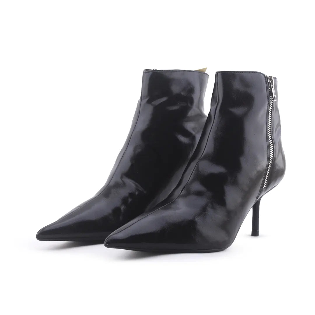 Zara Zipper Ankle Boot | 100% Authentic Leather