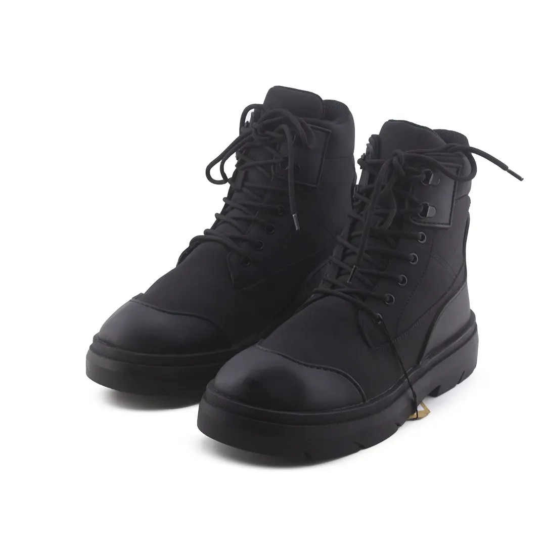 Zara Lace Up Combat Ankle Boot | 100% Authentic Leather