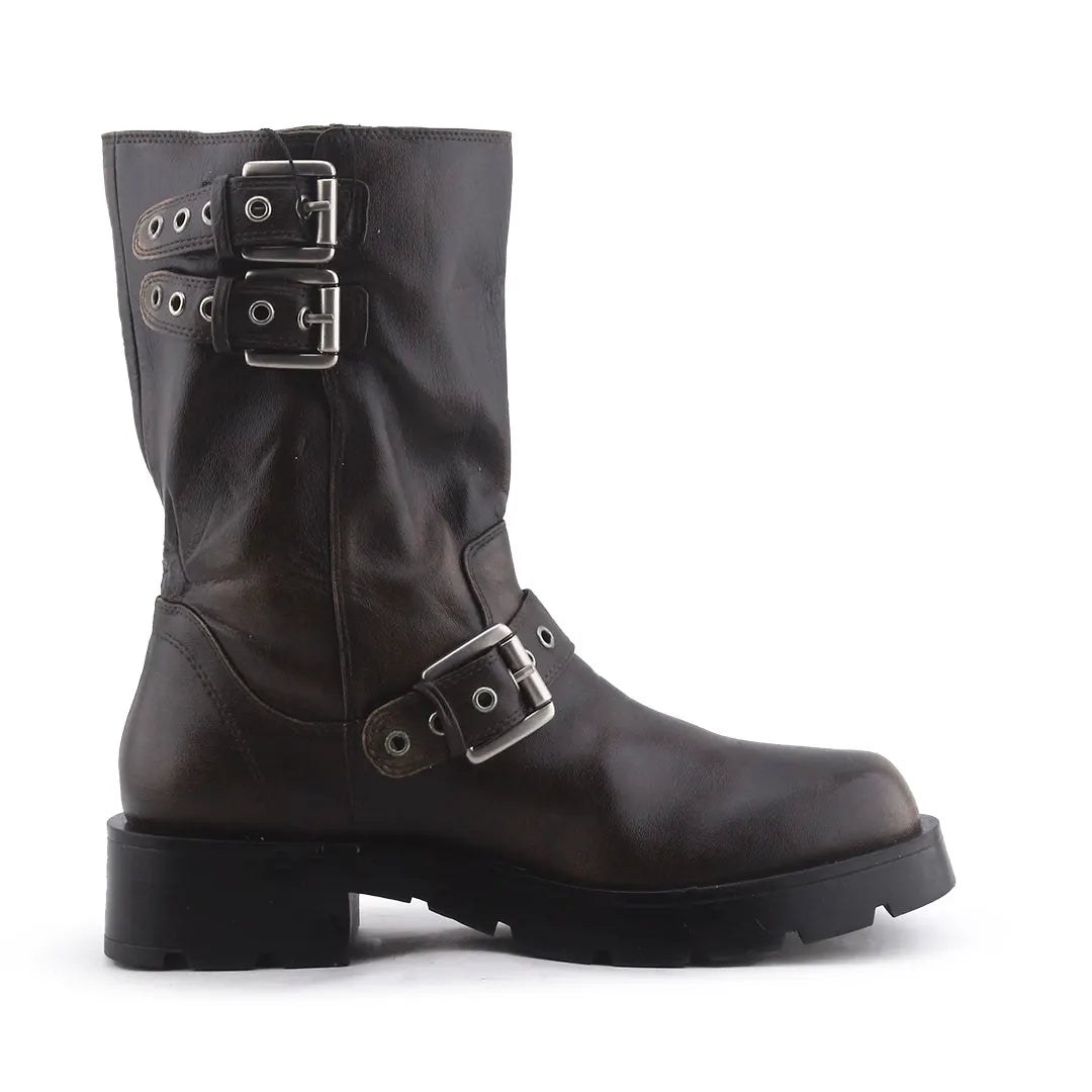 Zara Buckle Strap Ankle Boot | 100% Authentic Leather