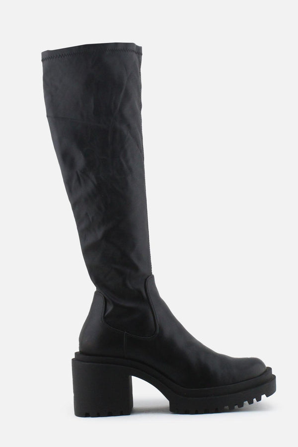 Zara Zipper Block Knee High Boots | 100% Authetic Leather