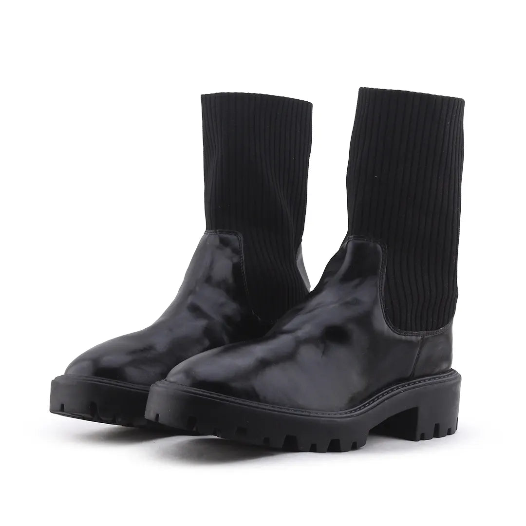 Lefties Stretchable Ankle Boot | 100% Authentic Leather