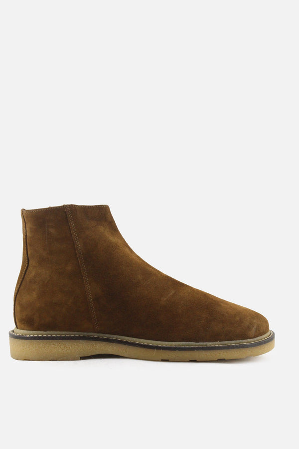 Zara Zipper Chelsea Ankle Boots | Suede