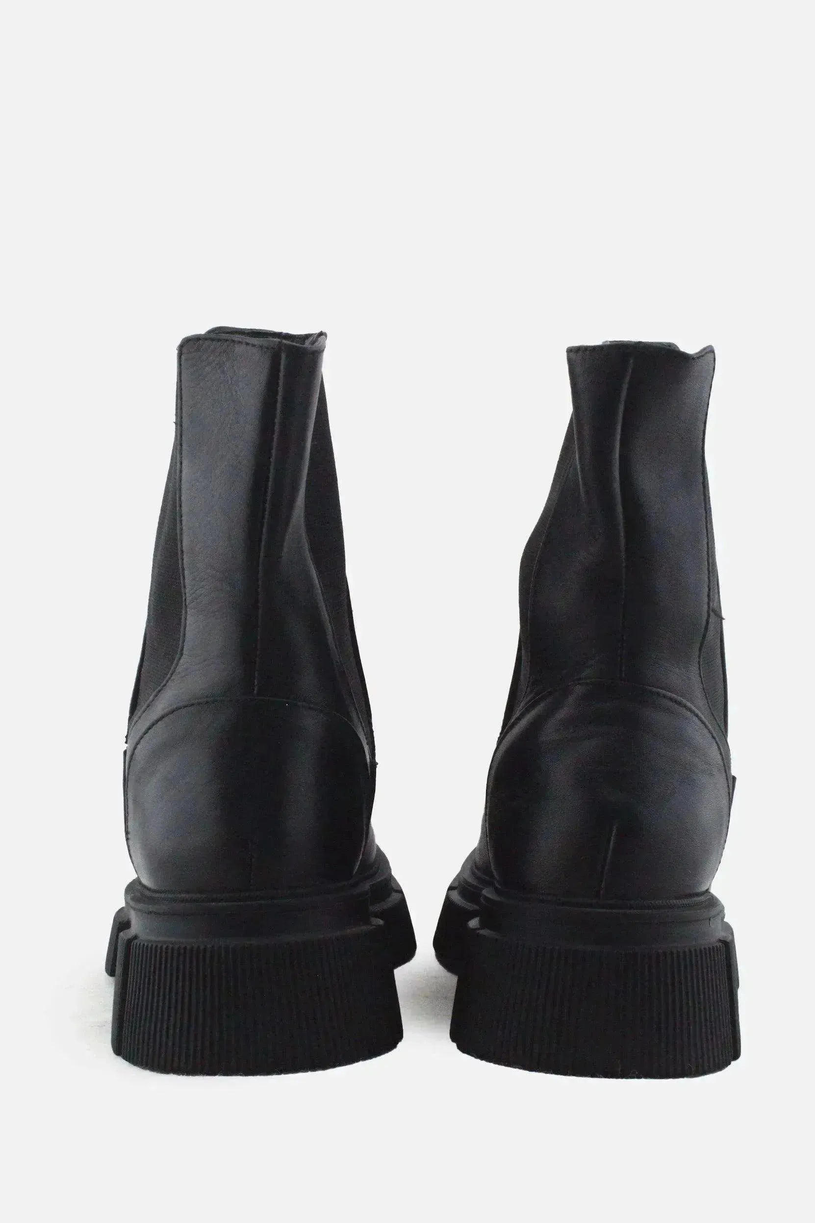Zara Stretchable Chelsea Ankle Boots | 100% Authentic Leather - sundaybazar