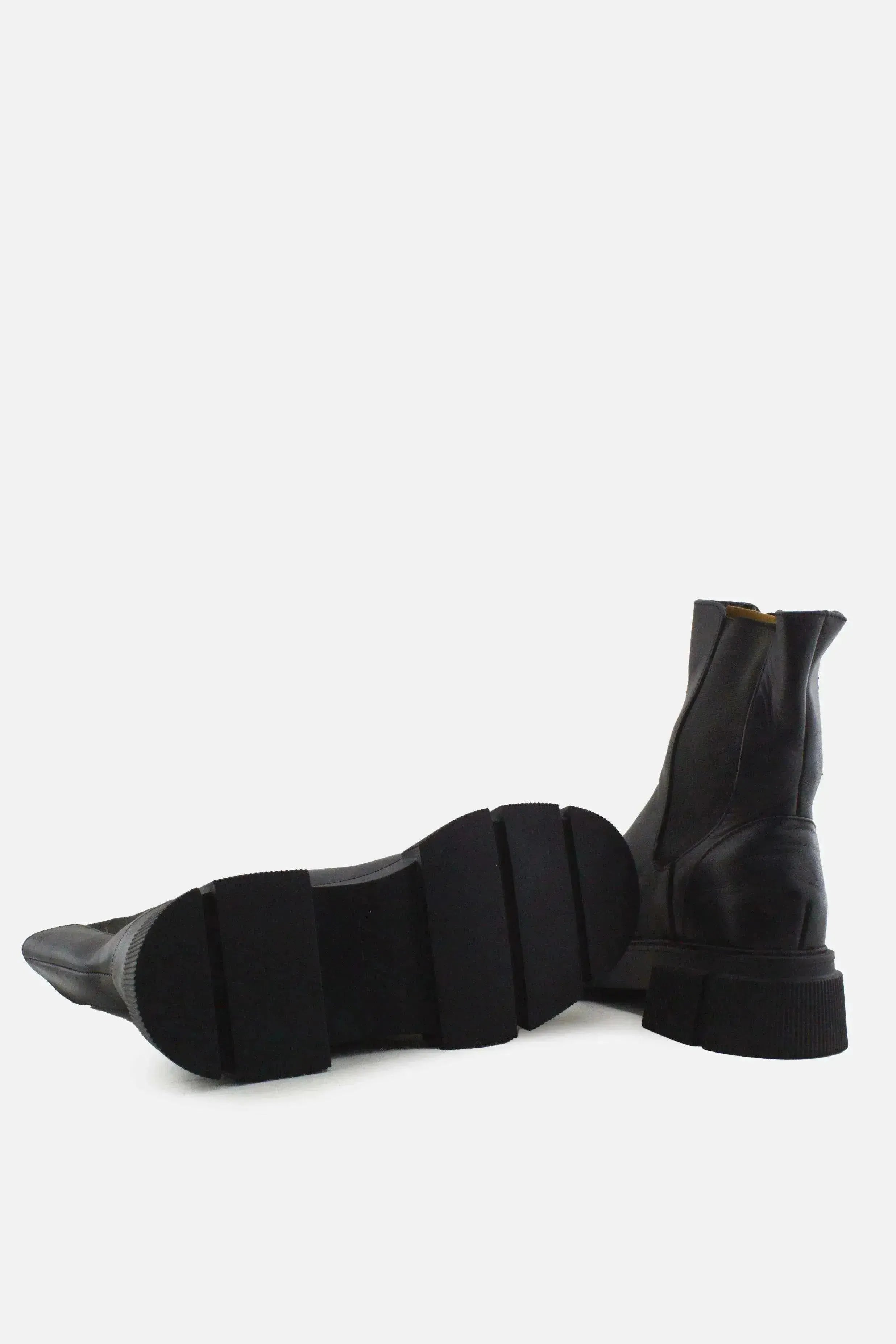 Zara Stretchable Chelsea Ankle Boots | 100% Authentic Leather - sundaybazar