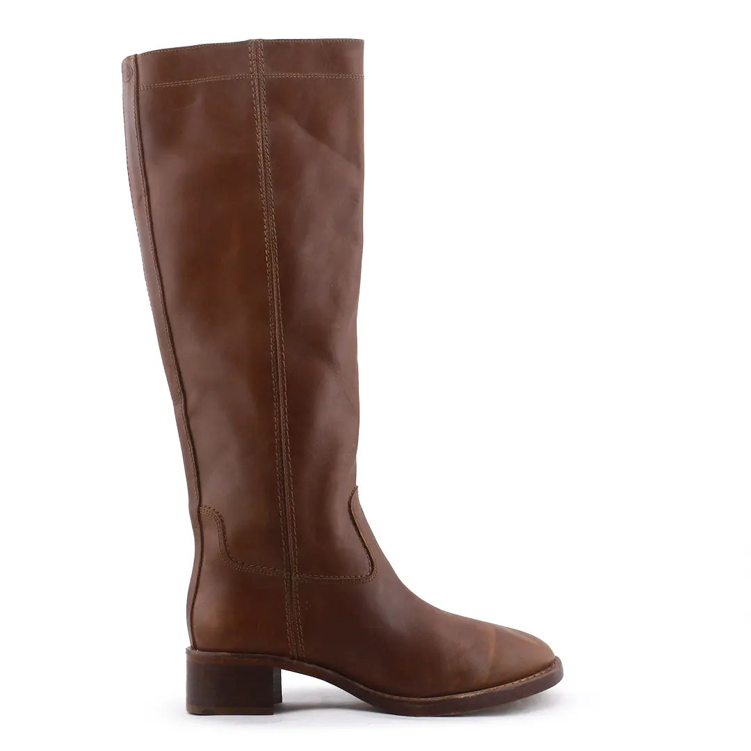 Massimo Dutti Knee High Boot | 100% Authentic Leather
