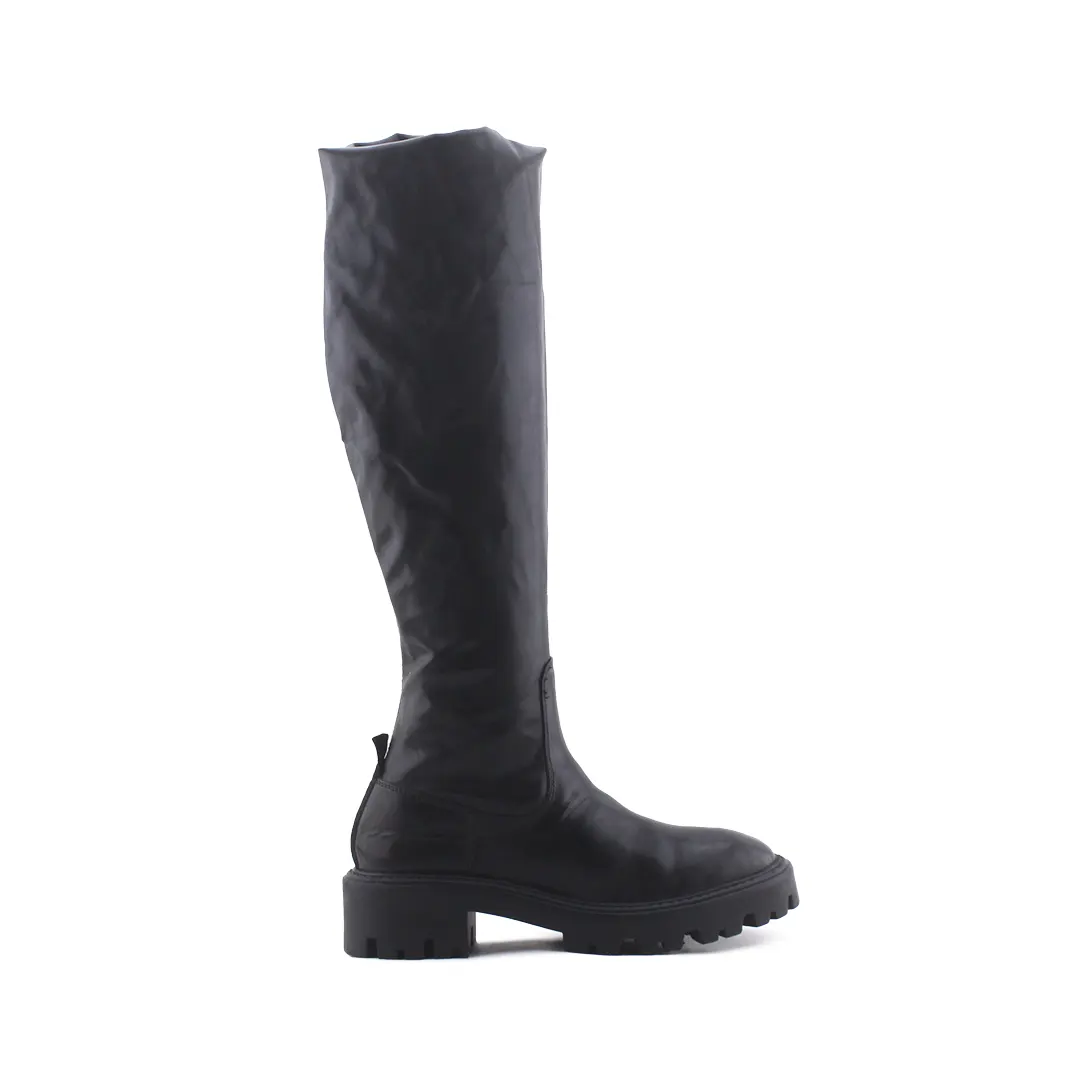 Lefties Zipper Over The Knee Boot | 100% Authentic Leather