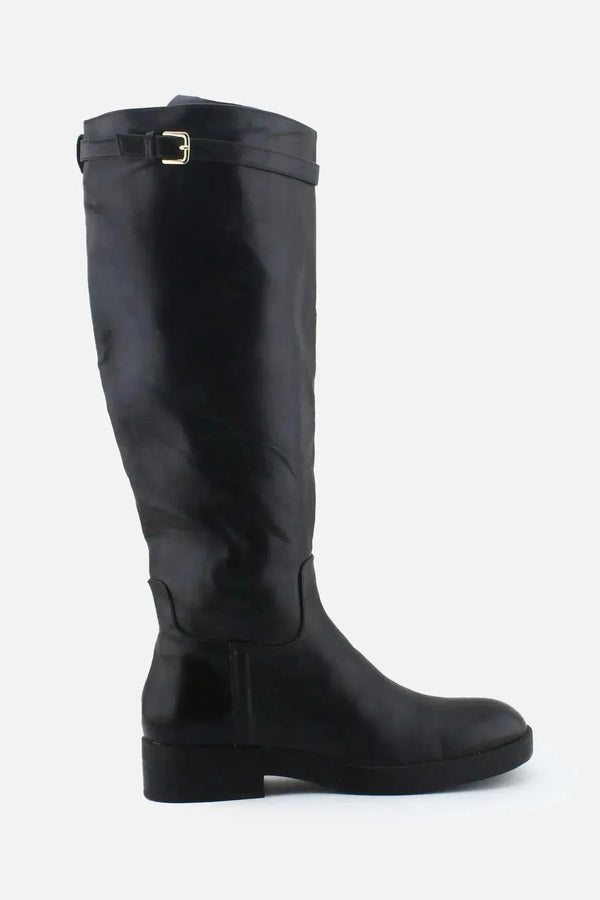 Zara Buckle Straps Knee High Boots | 100% Authentic Leather
