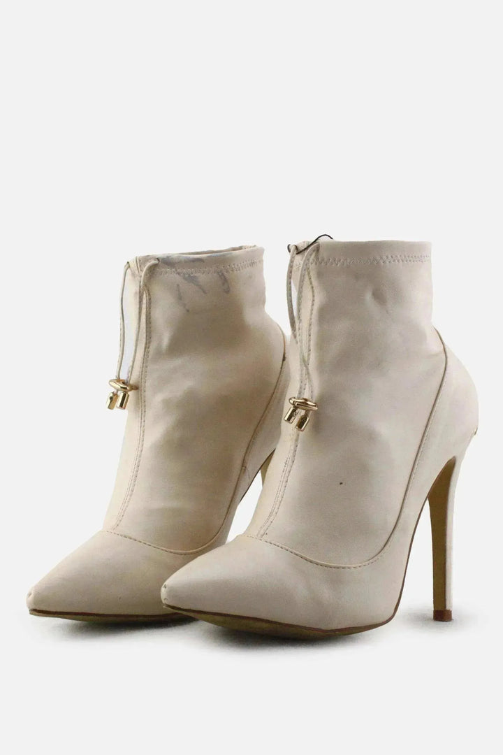 European Brand Stilettos Ankle Boots | 100% Authentic Leather - sundaybazar