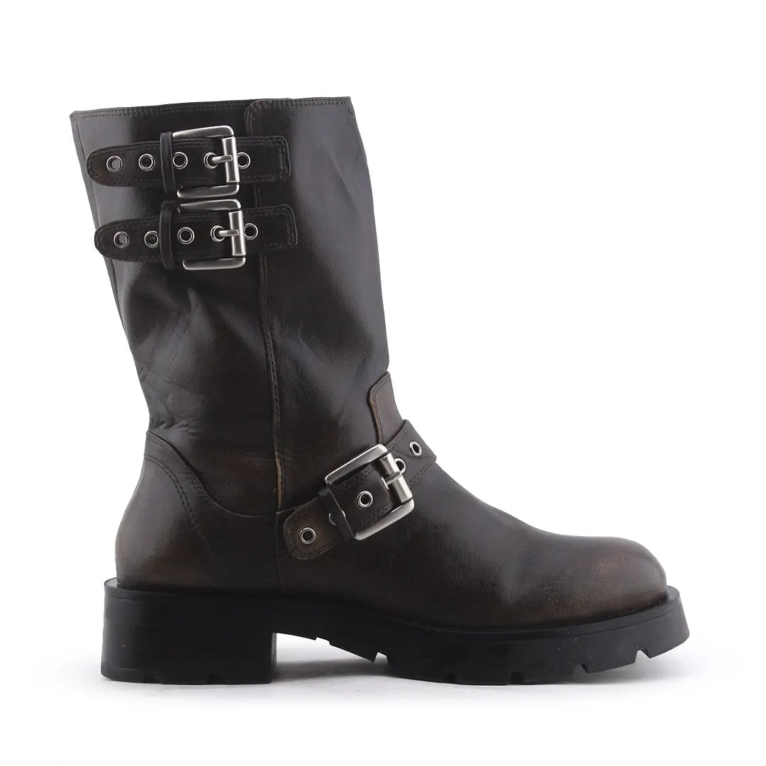 Zara Buckle Strap Ankle Boot | 100% Authentic Leather