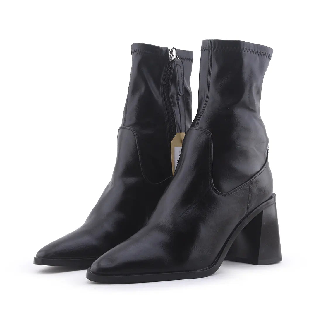 Zara Zipper Ankle Boot | 100% Authentic Leather