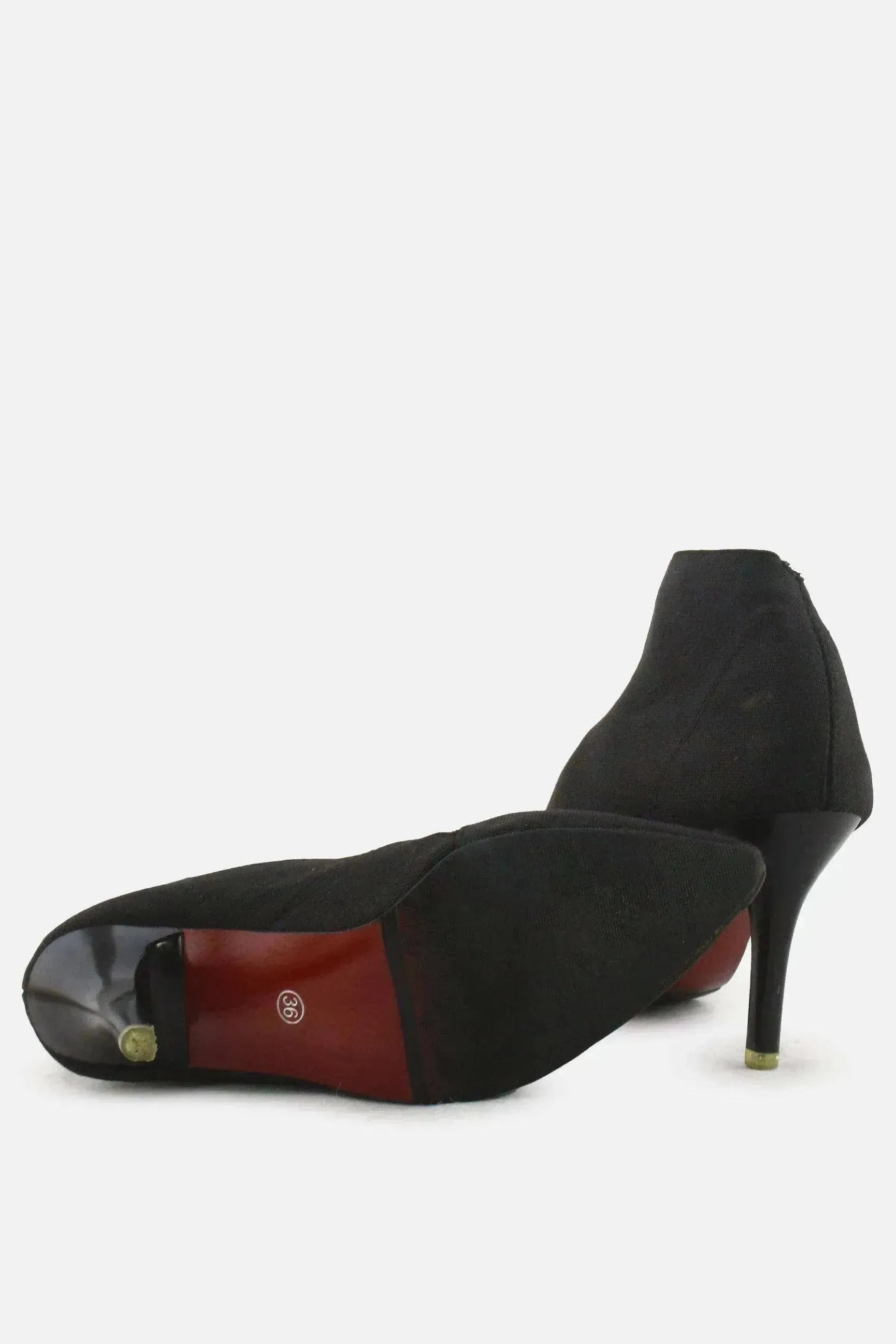 Zara Stilettos Heels Sock Boots | Textile - sundaybazar