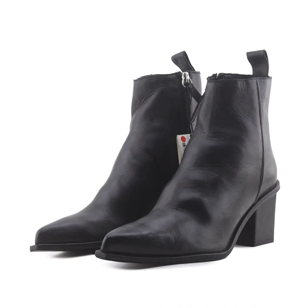 Zara Zipper Ankle Boot | 100% Authentic Leather
