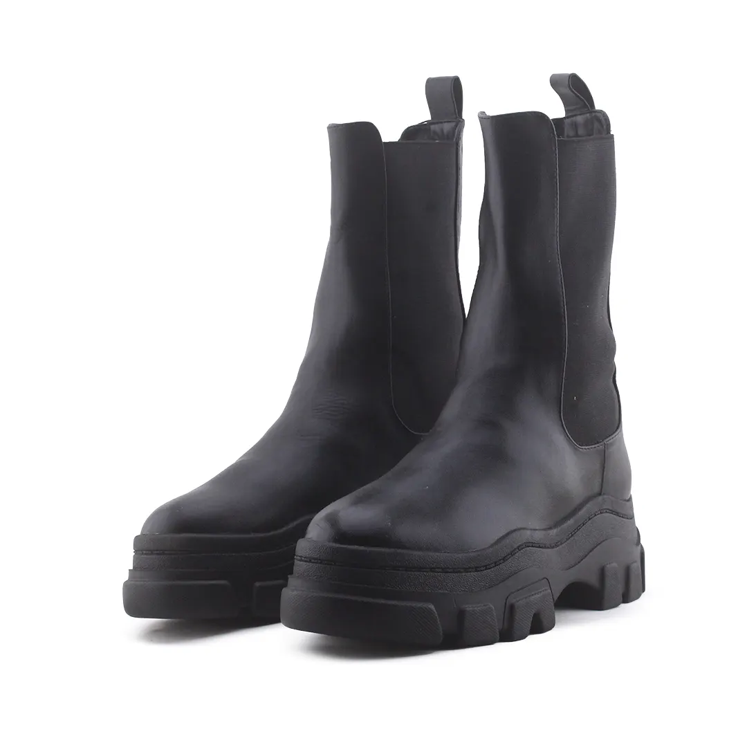 Bershka Stretchable Ankle Boot | 100% Authentic Leather