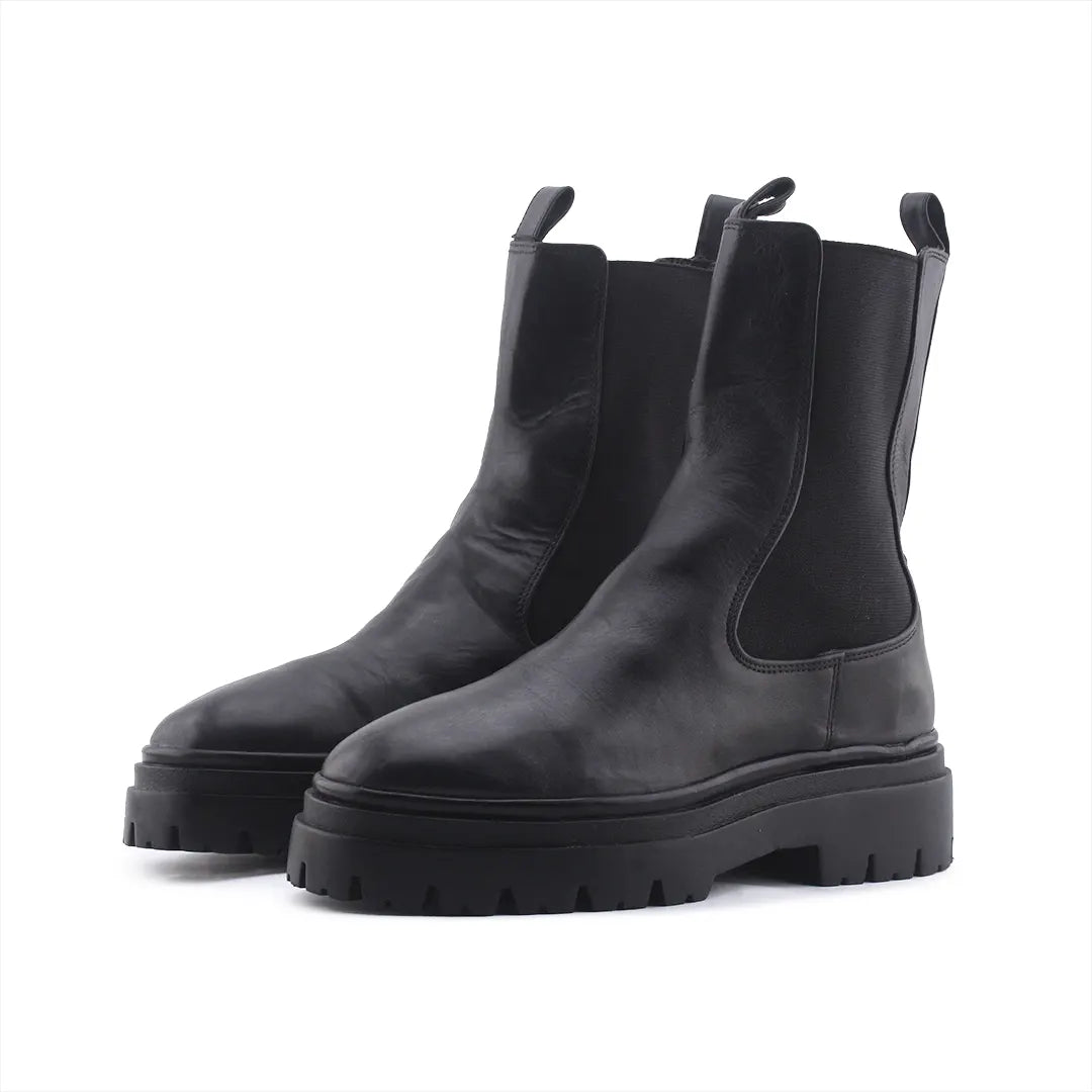 Zara Stretchable Ankle Boot | 100% Authentic Leather