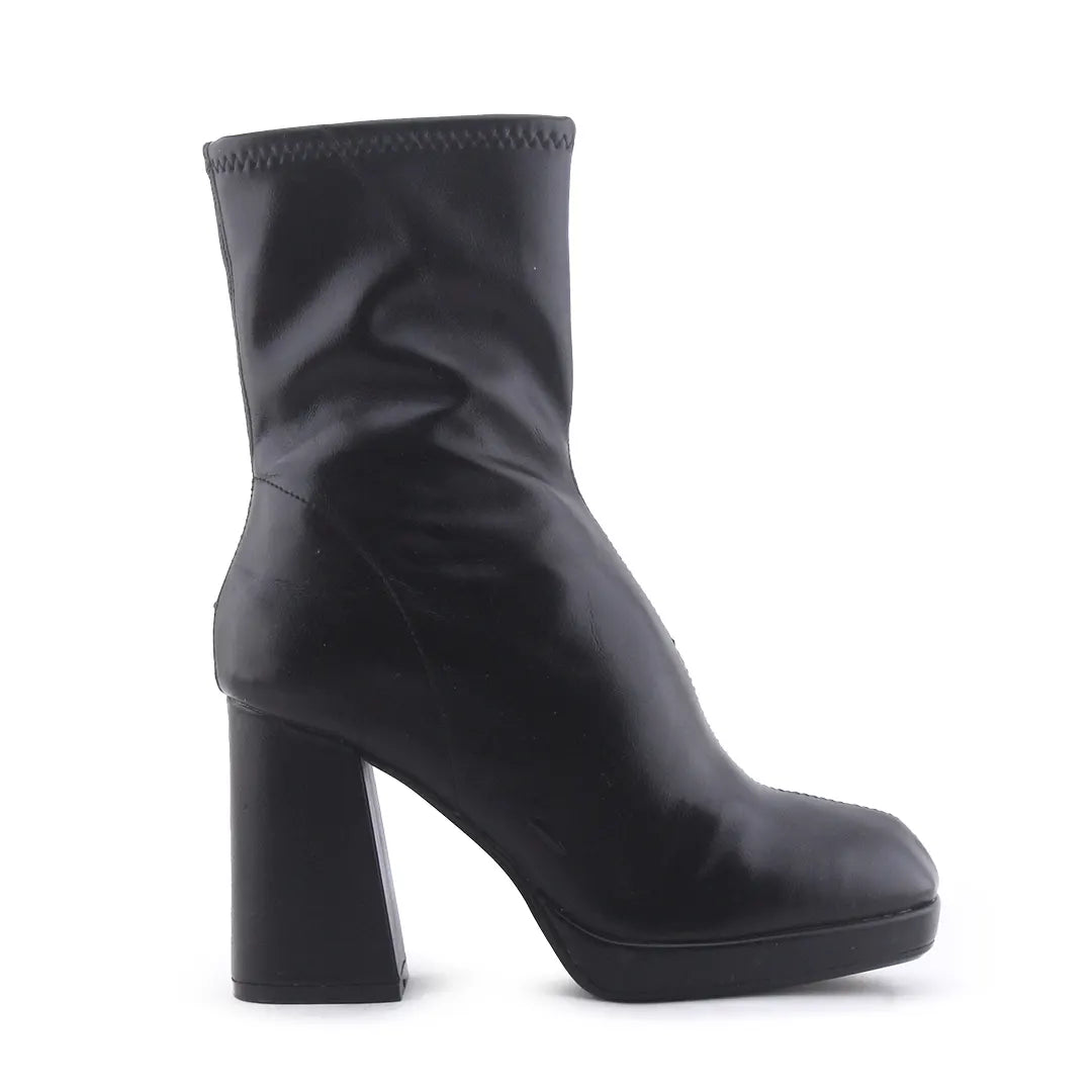 Bershka Zipper Ankle Boot | 100% Authentic Leather