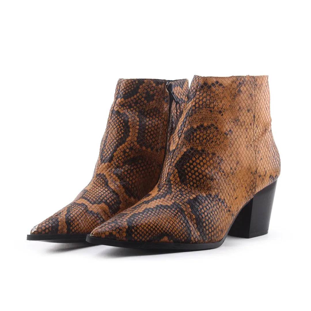 Mango Zipper Ankle Boot | 100% Authentic Leather