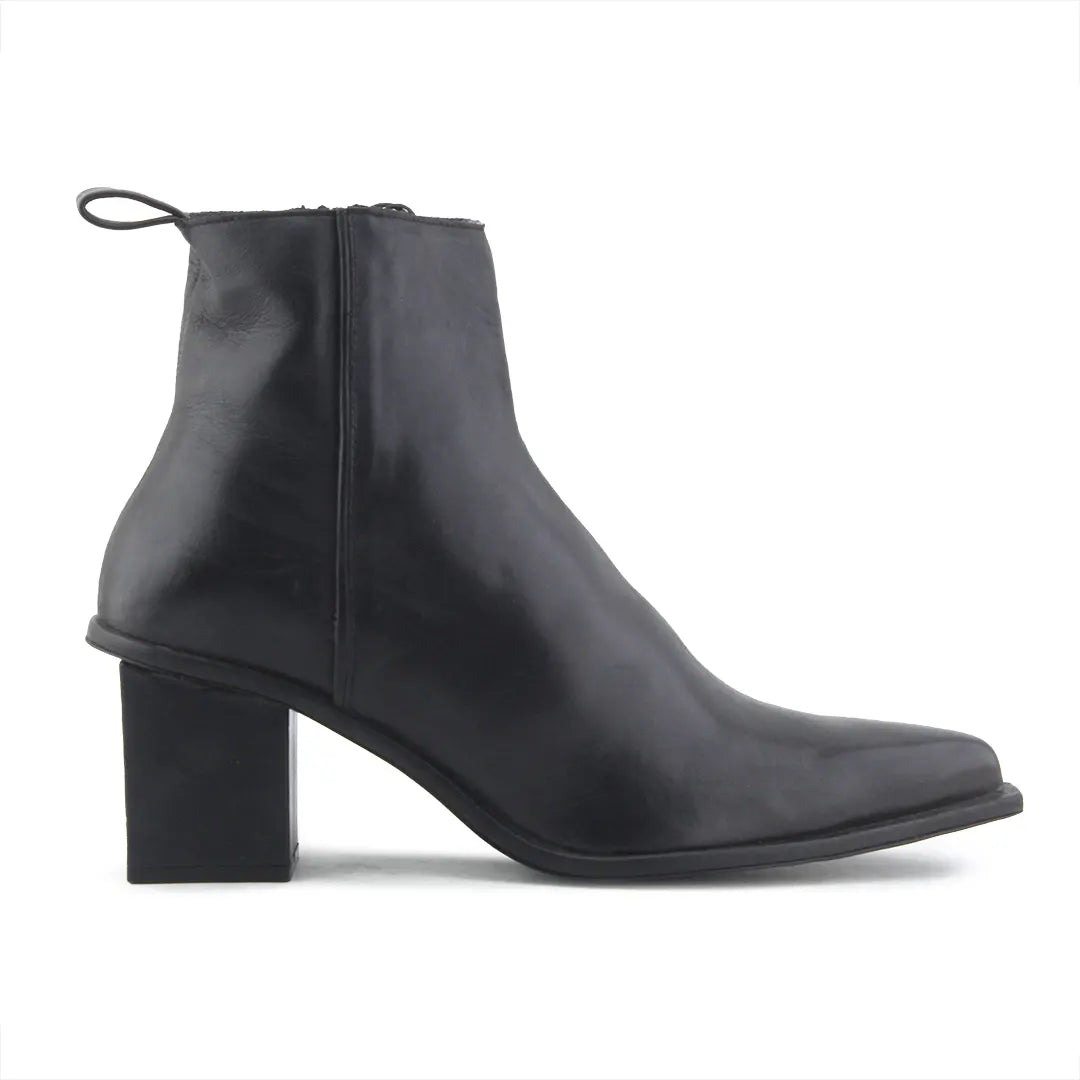 Zara Zipper Ankle Boot | 100% Authentic Leather