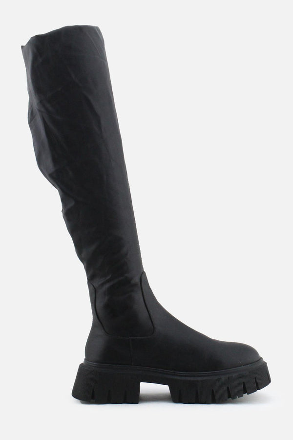 Zara Zipper Thigh High Boots | 100% Authentic Leather