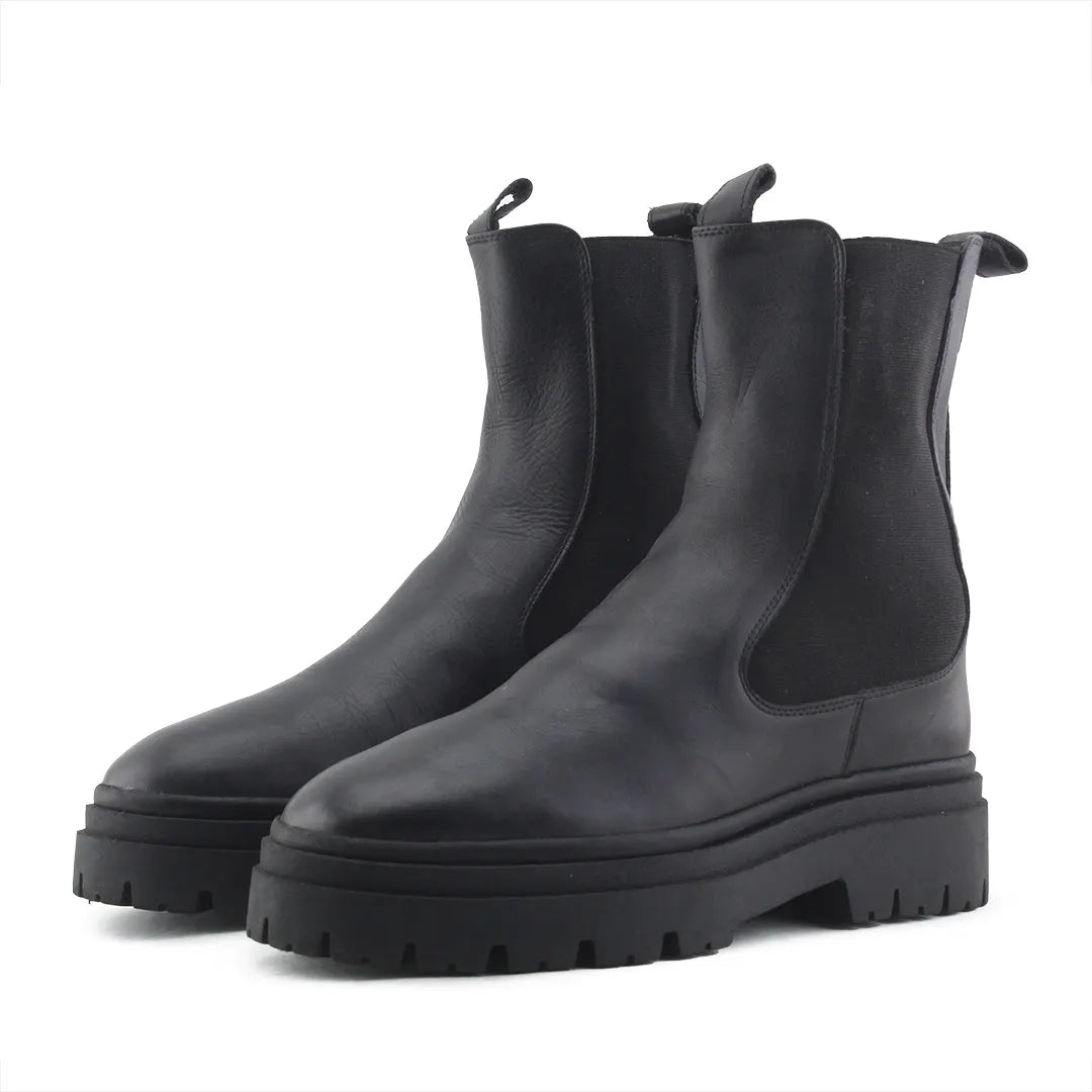 Zara Stretchable Ankle Boot | 100% Authentic Leather