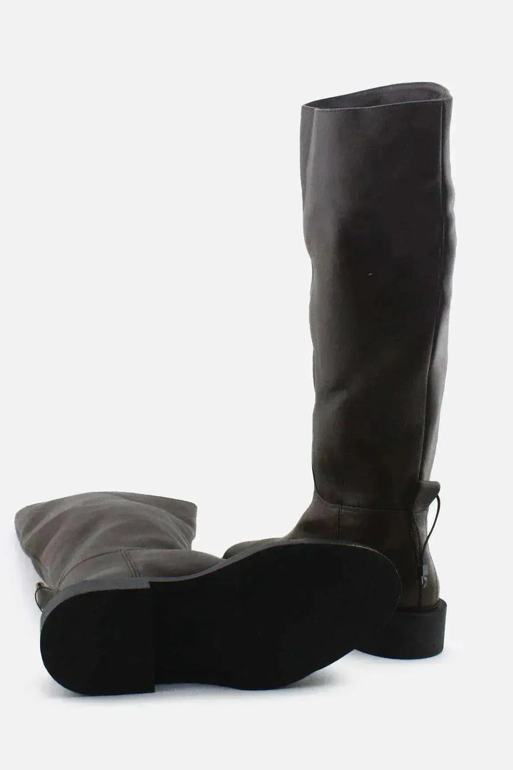 Zara Knee High Boots | 100% Authentic Leather - sundaybazar