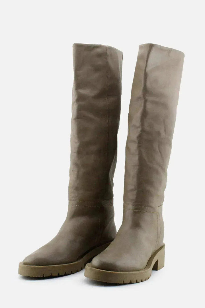 Zara Knee High Boots | 100% Authentic Leather - sundaybazar