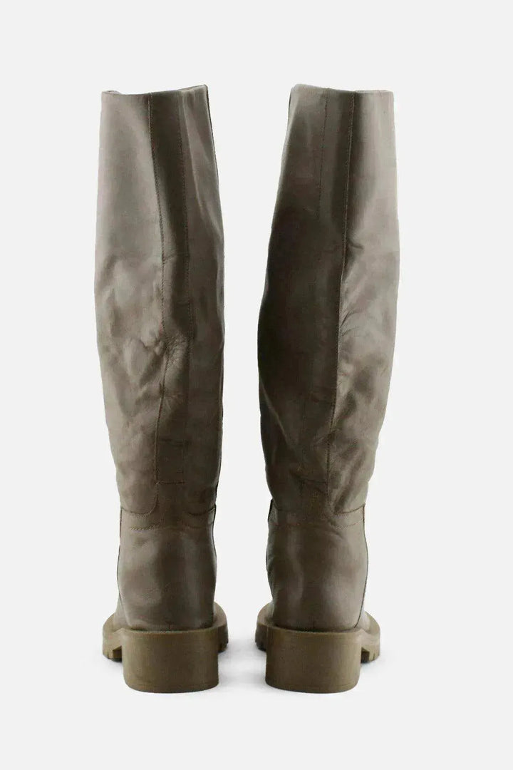 Zara Knee High Boots | 100% Authentic Leather - sundaybazar