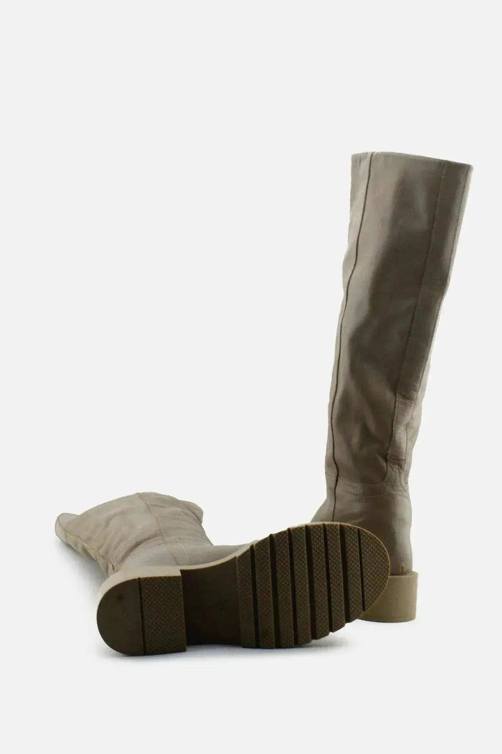Zara Knee High Boots | 100% Authentic Leather - sundaybazar