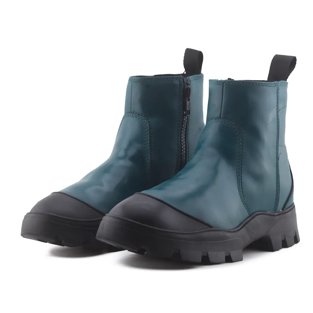 Zara Zipper Ankle Boot | 100% Authentic Leather