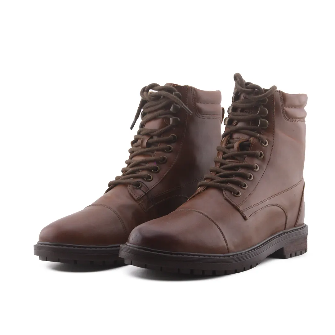 Lefties Lace Up Ankle Boot | 100% Authentic Leather