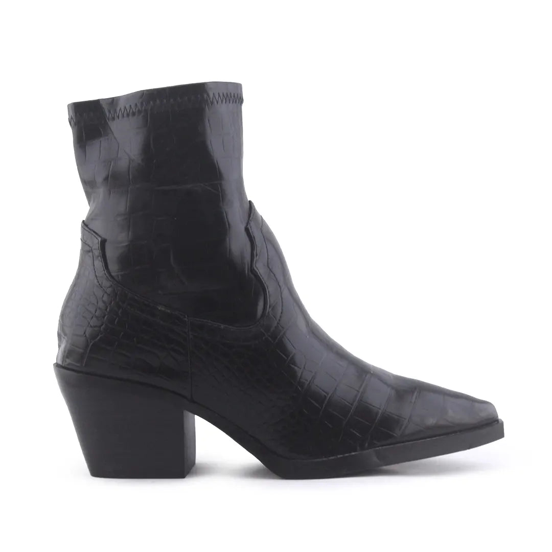Bershka Zipper Ankle Boot | 100% Authentic Leather