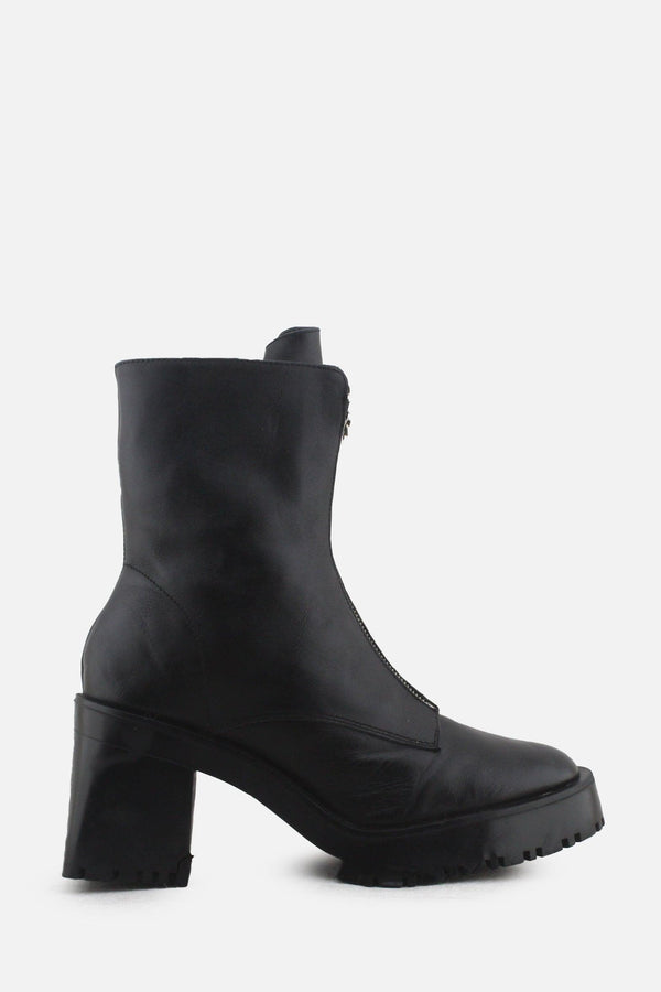 Zara Zipper Platform Boots | 100% Authentic Leather