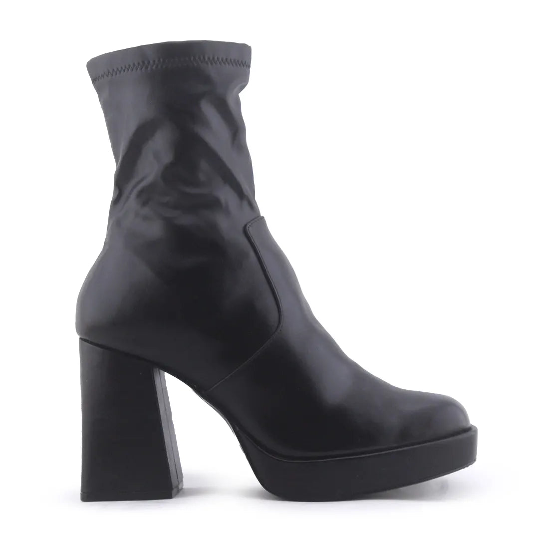 Pull & Bear Zipper Ankle Boot | 100% Authentic Leather