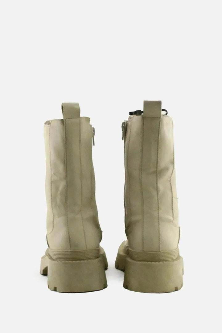 Zara Zipper Ankle Boots | 100% Authentic Leather - sundaybazar