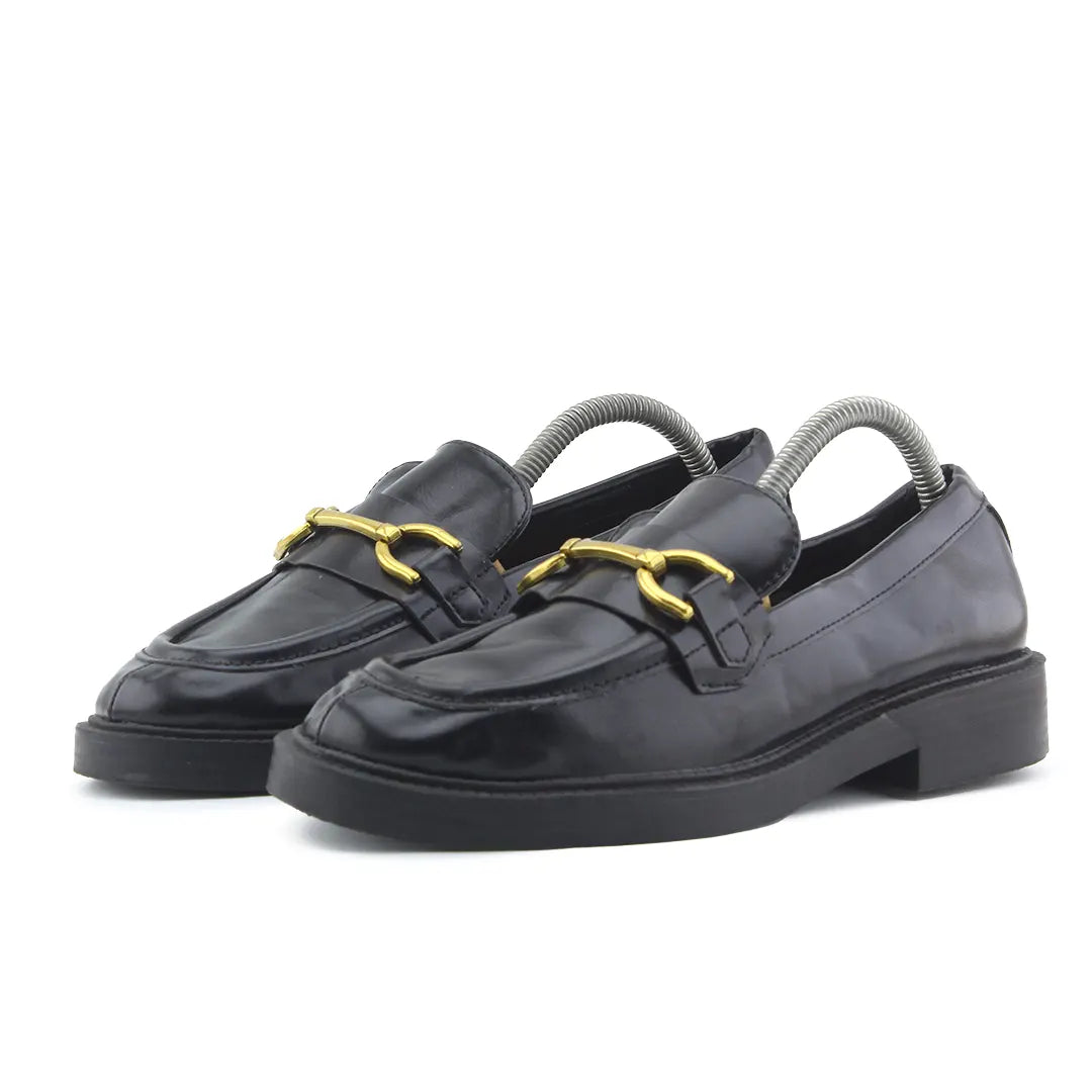 Zara Penny Strap Loafers