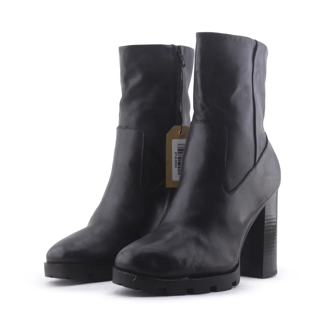 Zara Zipper Ankle Boot | 100% Authentic Leather