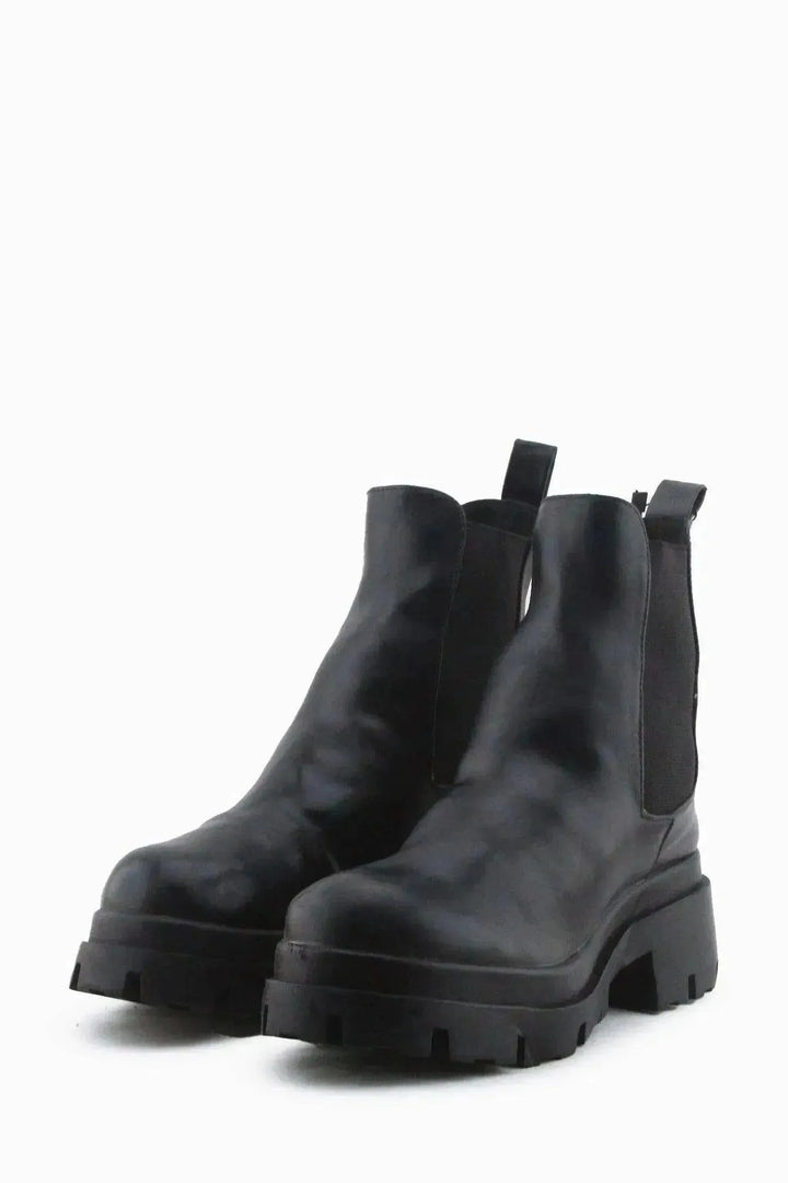 Zara Stretchable Chelsea Ankle Boots | 100% Authentic Leather - sundaybazar