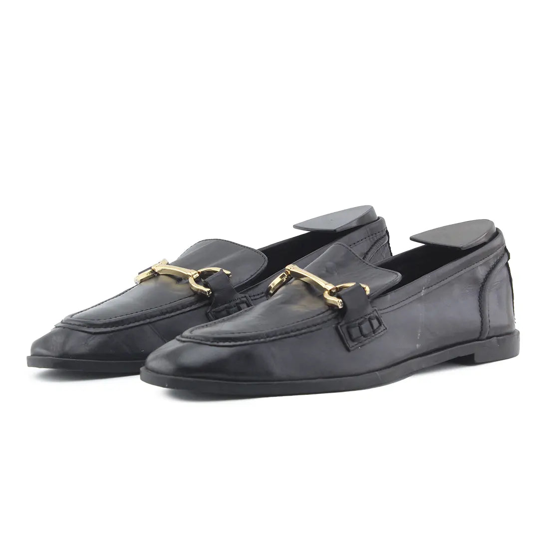 Zara Penny Strap Loafers