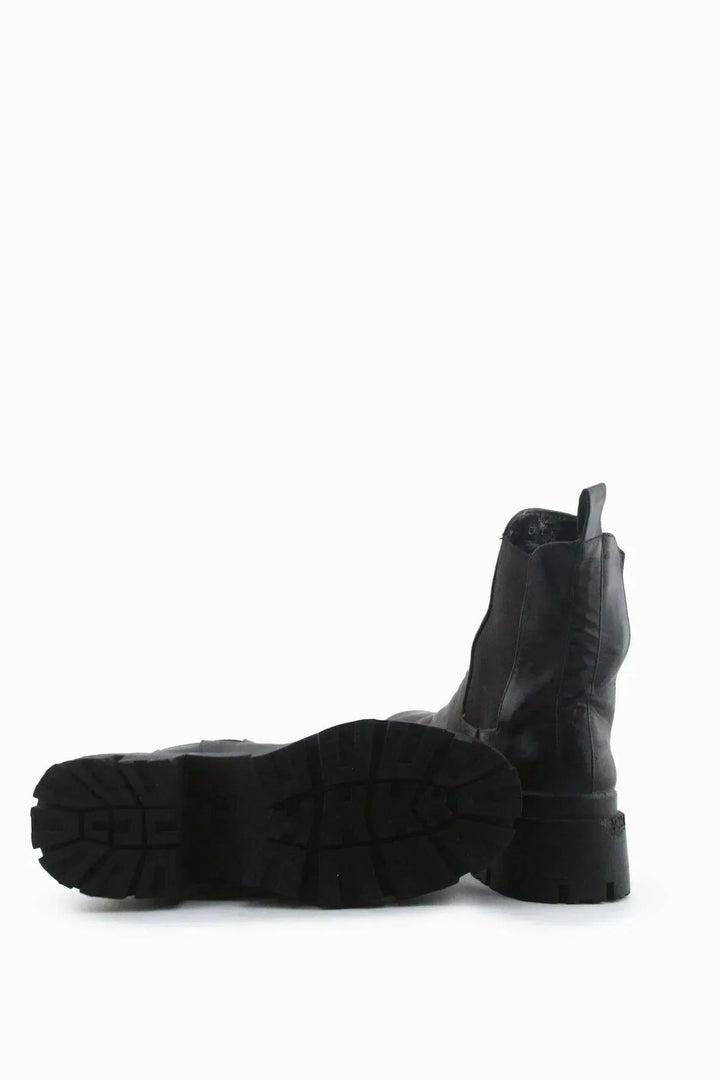 Zara Stretchable Chelsea Ankle Boots | 100% Authentic Leather - sundaybazar
