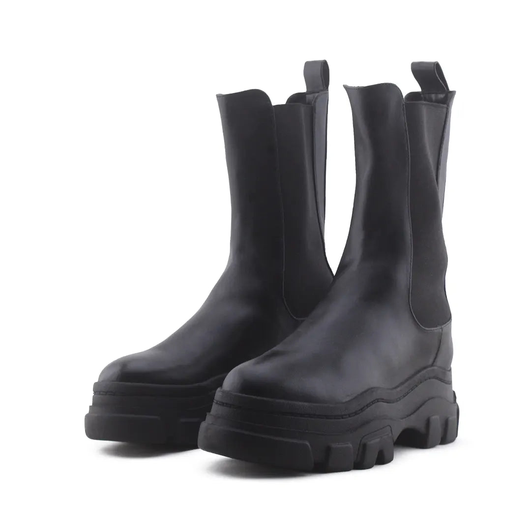 Bershka Stretchable Ankle Boot | 100% Authentic Leather