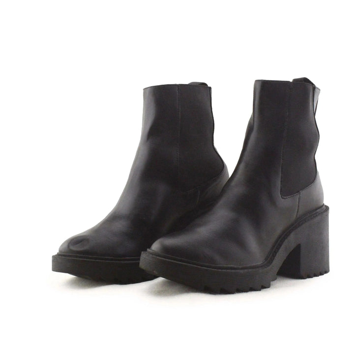 Stradivarius Stretchable Ankle Boots | 100% Authentic Leather - sundaybazar