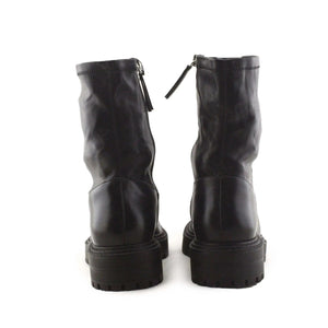 Zara Zipper Ankle Boots | 100% Authentic leather - sundaybazar