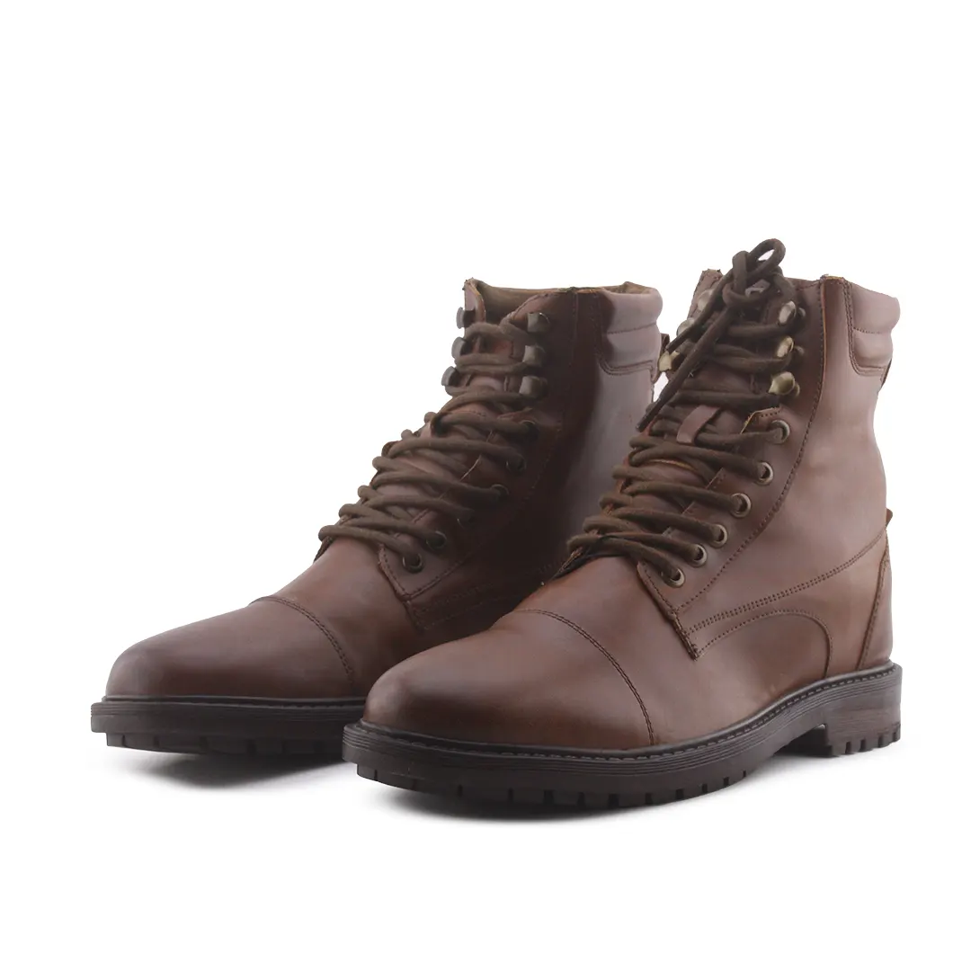 Lefties Lace Up Combat Ankle Boor | 100% Authentic Leather