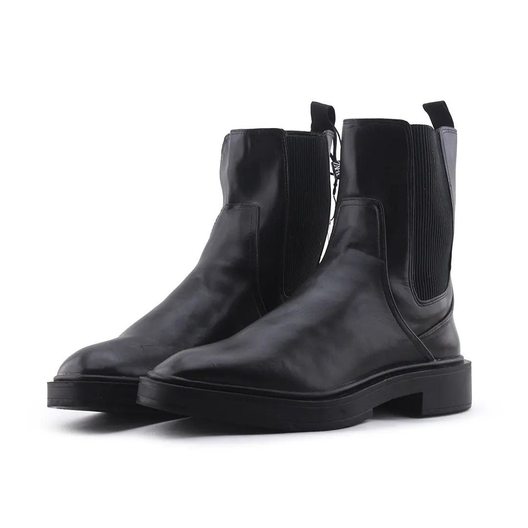 Zara Stretchable Ankle Boot | 100% Authentic Leather