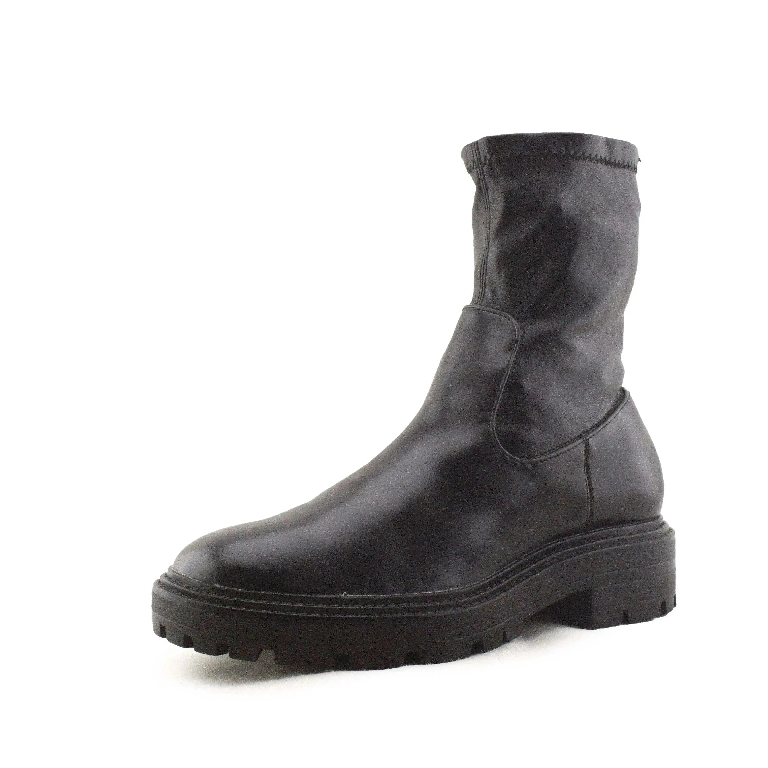 Zara Zipper Ankle Boots | 100% Authentic leather - sundaybazar
