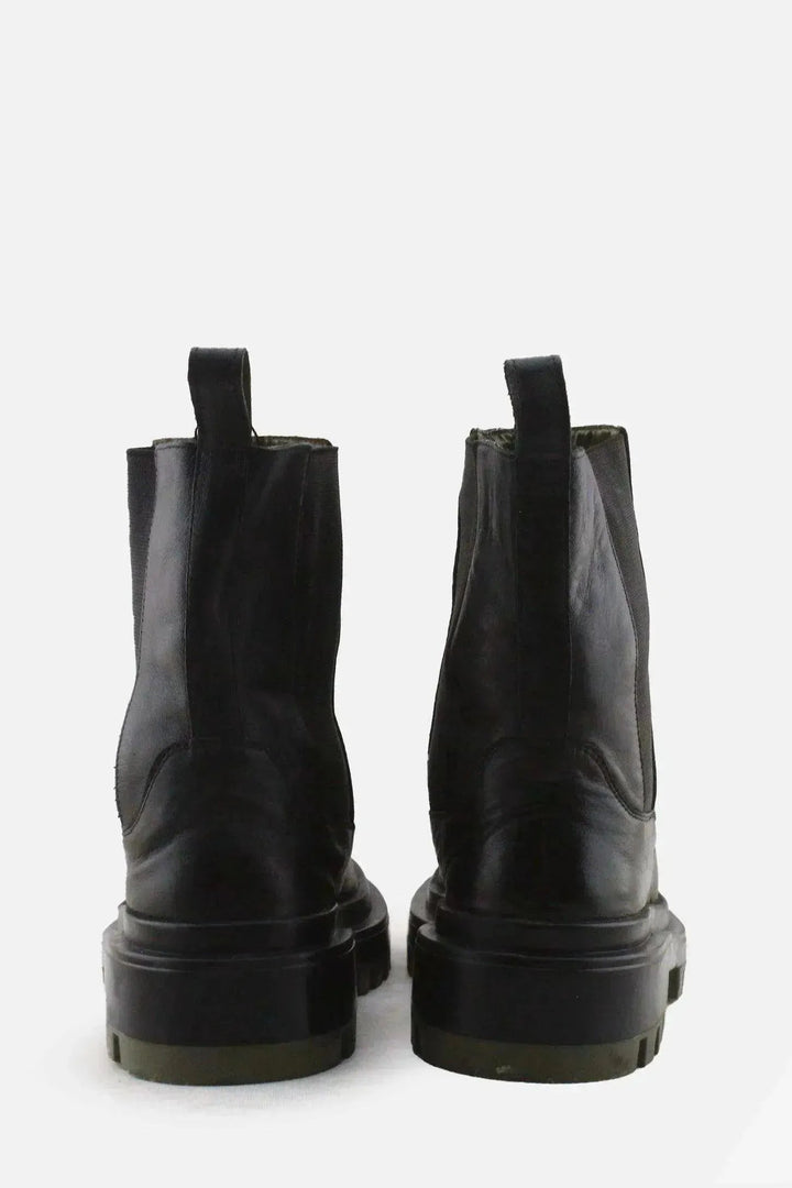 Zara Stretchable Ankle Boots | 100% Authentic Leather - sundaybazar