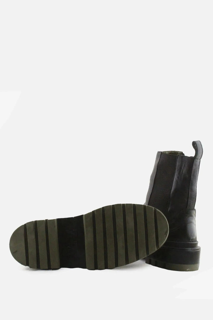 Zara Stretchable Ankle Boots | 100% Authentic Leather - sundaybazar