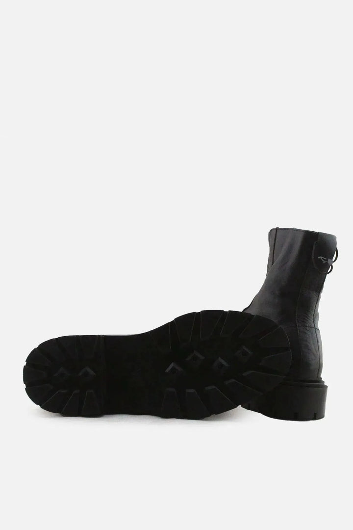 Zara Zipper Ankle Boots | 100% Authentic Leather - sundaybazar