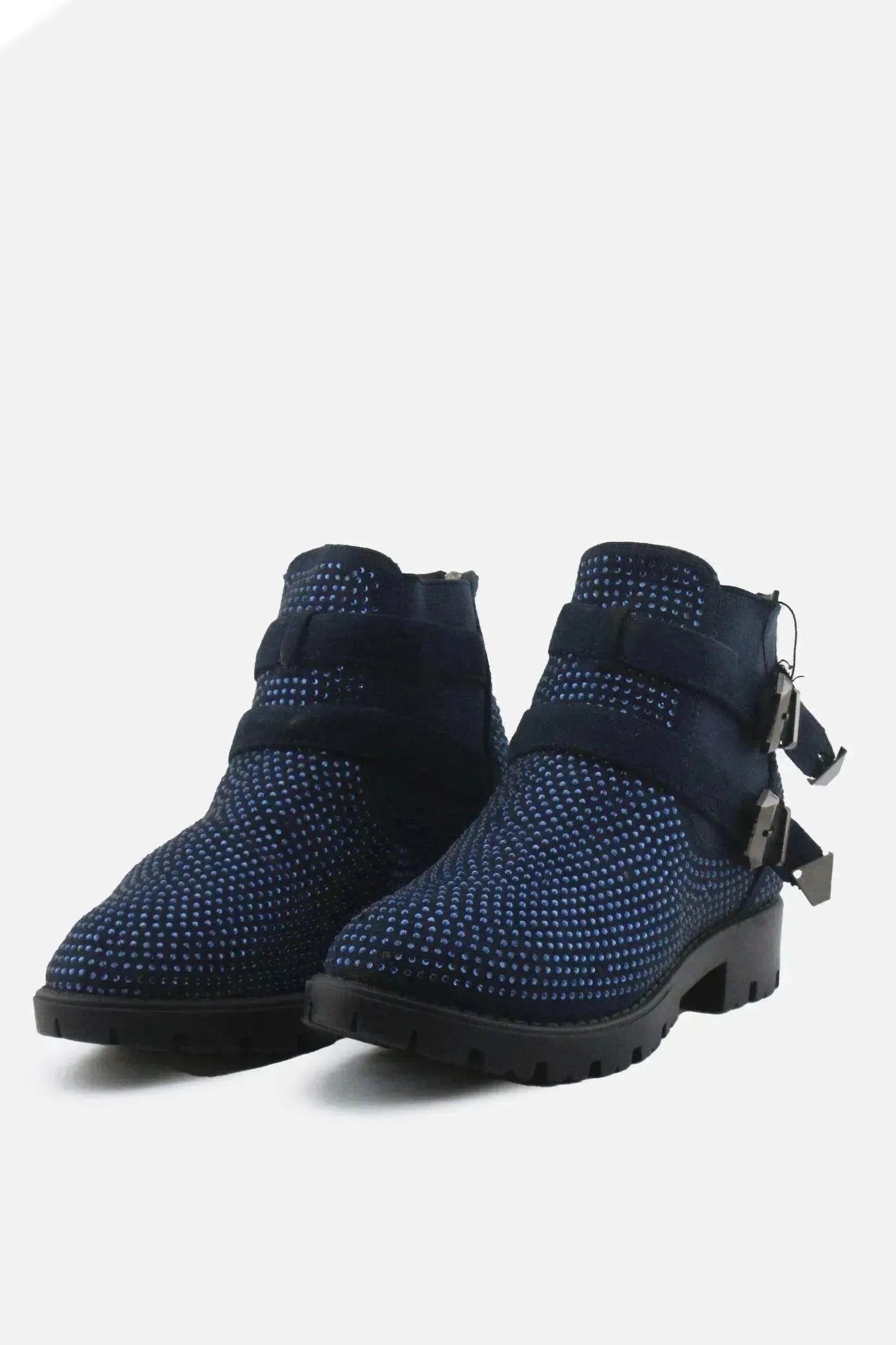 European Brand Zipper Buckle Straps Chelsea Ankle Boots | Suede - sundaybazar