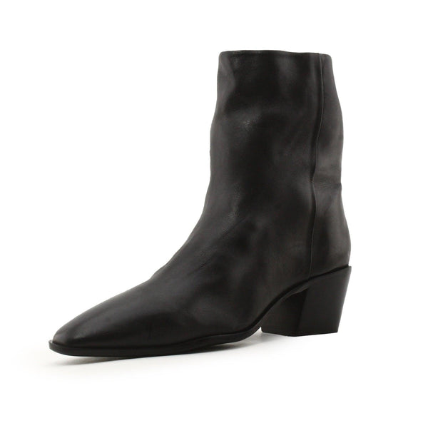 Zara Zipper Block Heels Ankle Boots | 100% Authentic Leather