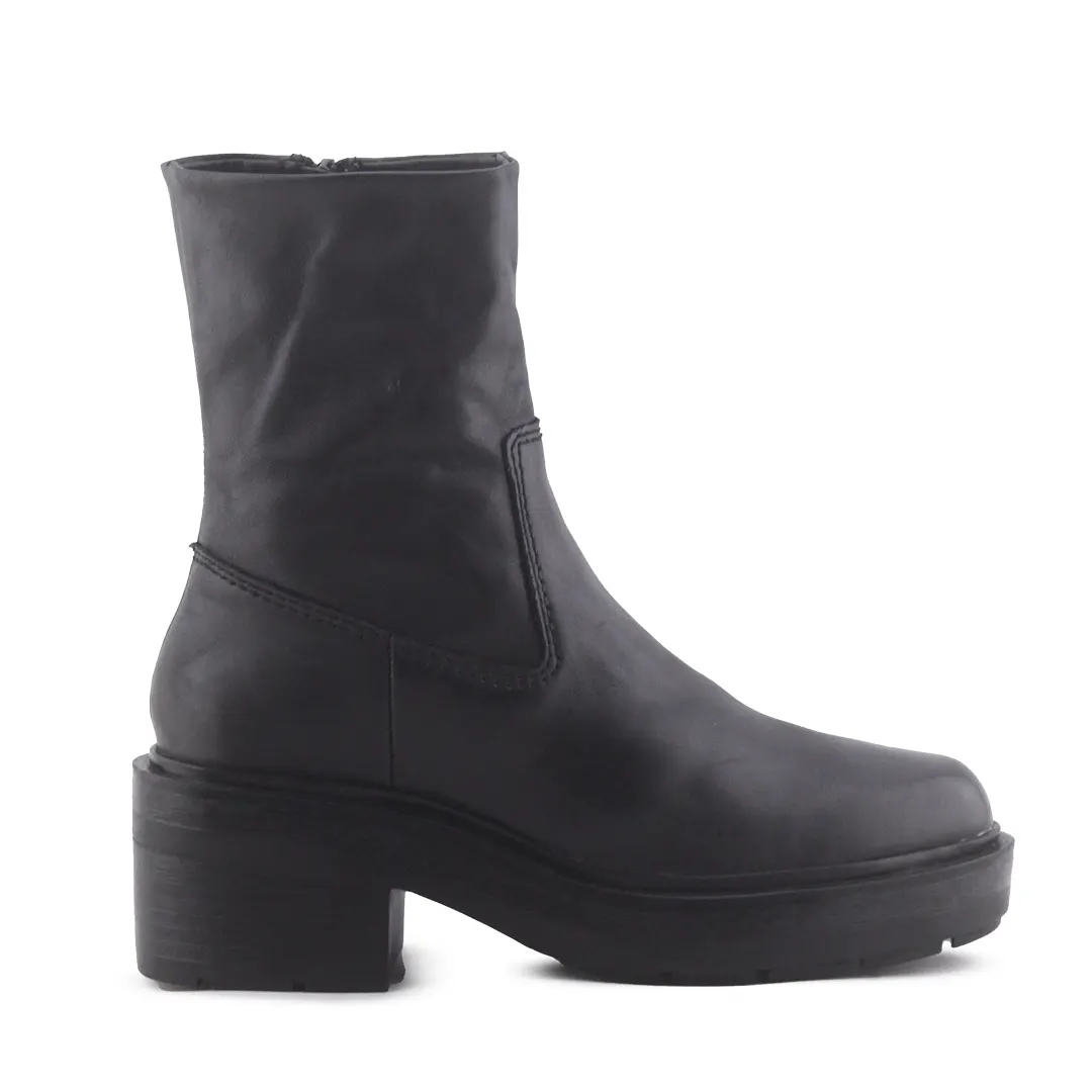 Zara Zipper Ankle Boot | 100% Authentic Leather
